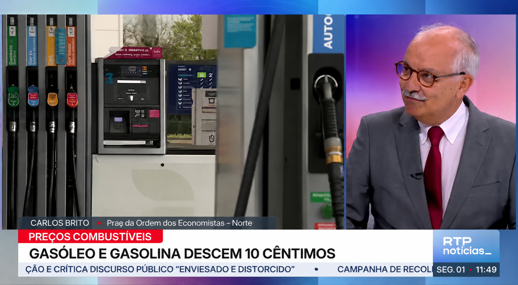 Carlos Brito Aumento Combust&iacute;veis